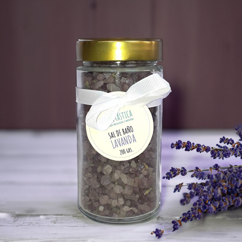 Sal de baño lavanda